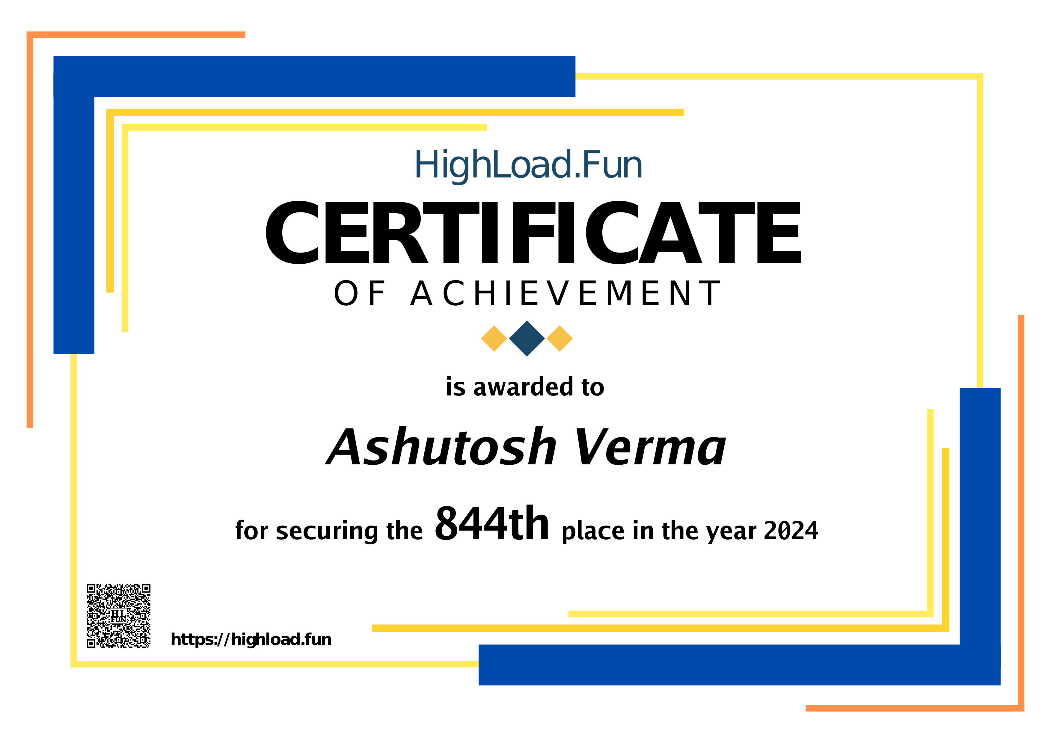 Certificate 2024