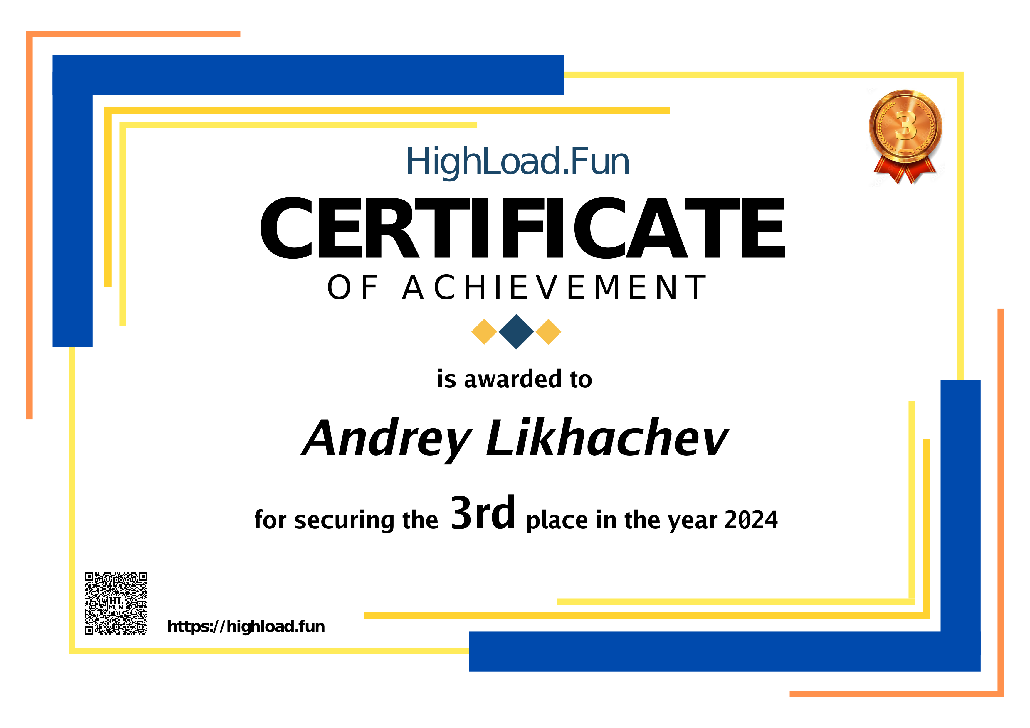 Certificate 2024