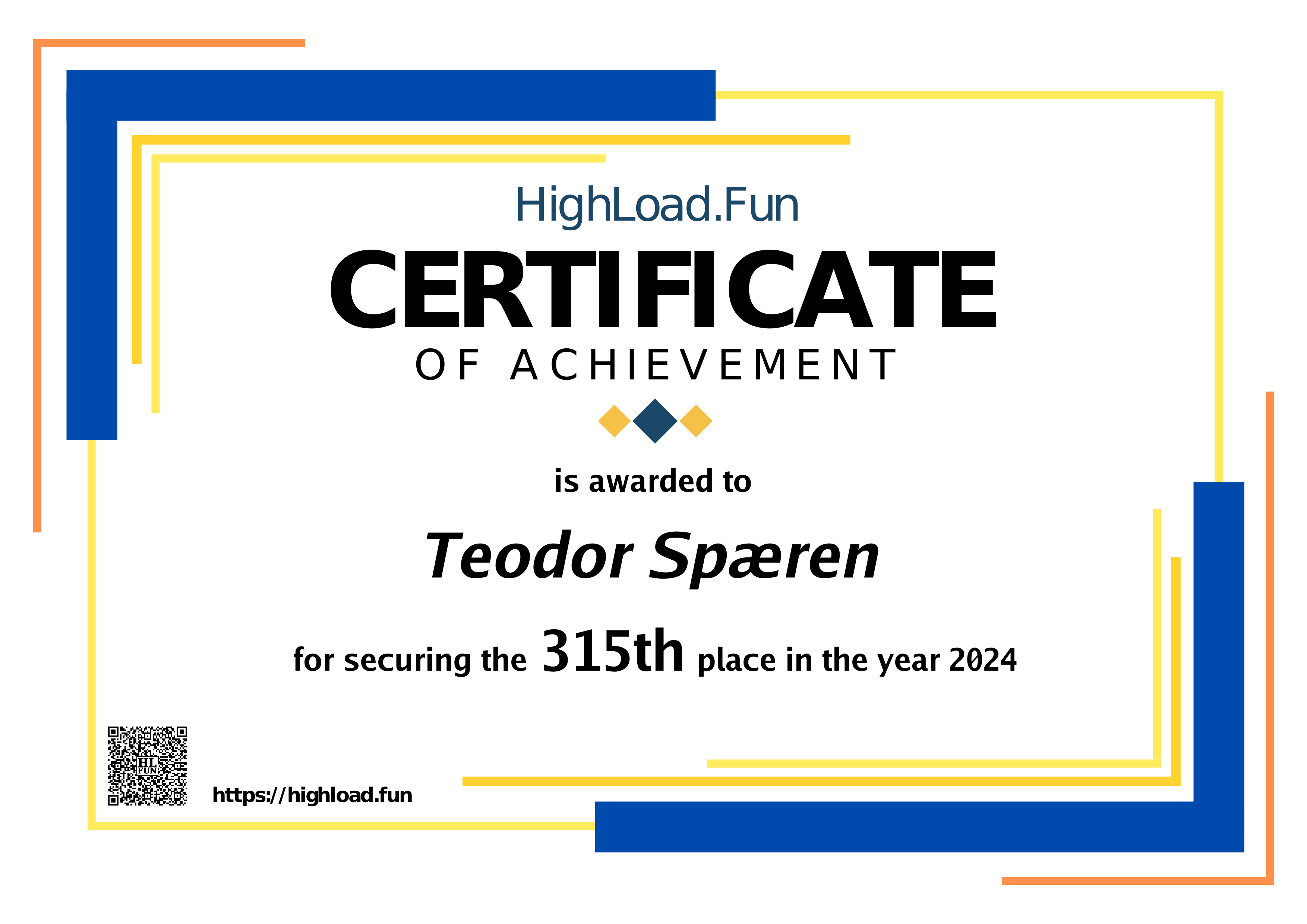 Certificate 2024