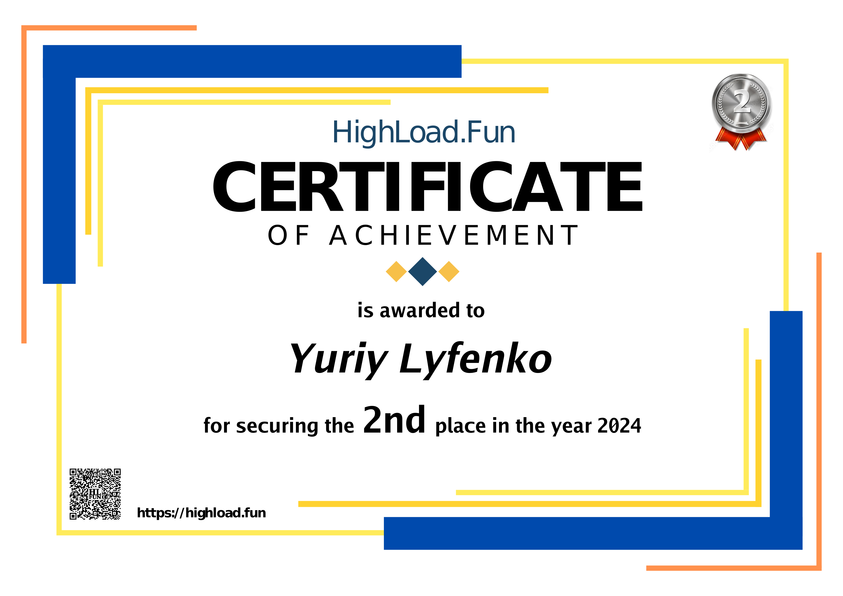 Certificate 2024